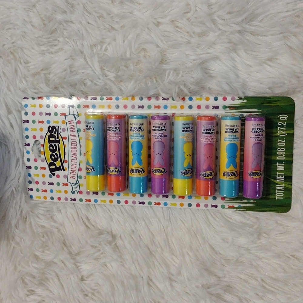 Peeps ✨ 🐣 Limited edition 8 Pack Flavored Lip Balms 🆕